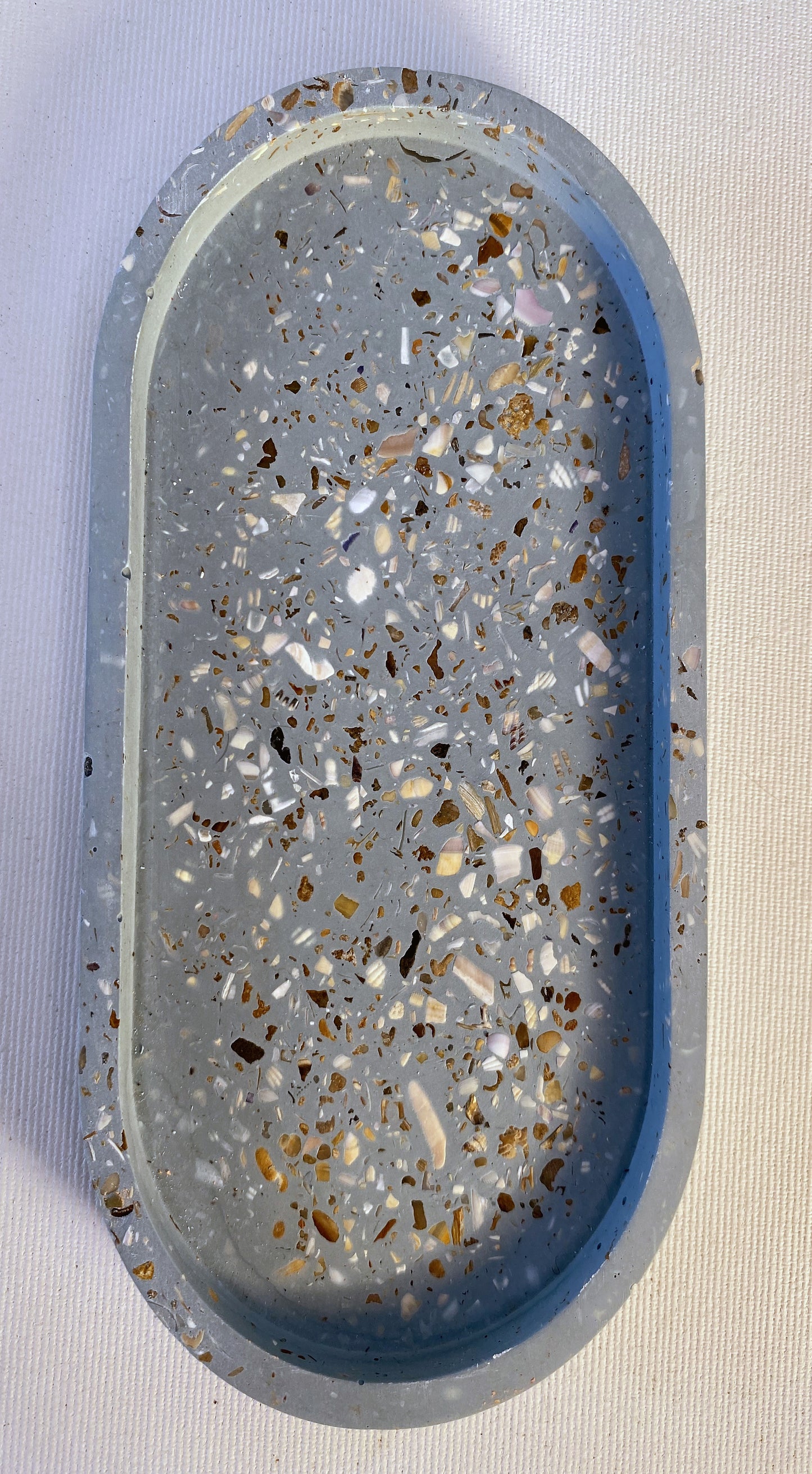 VIDE POCHE TERRAZZO OBLONG