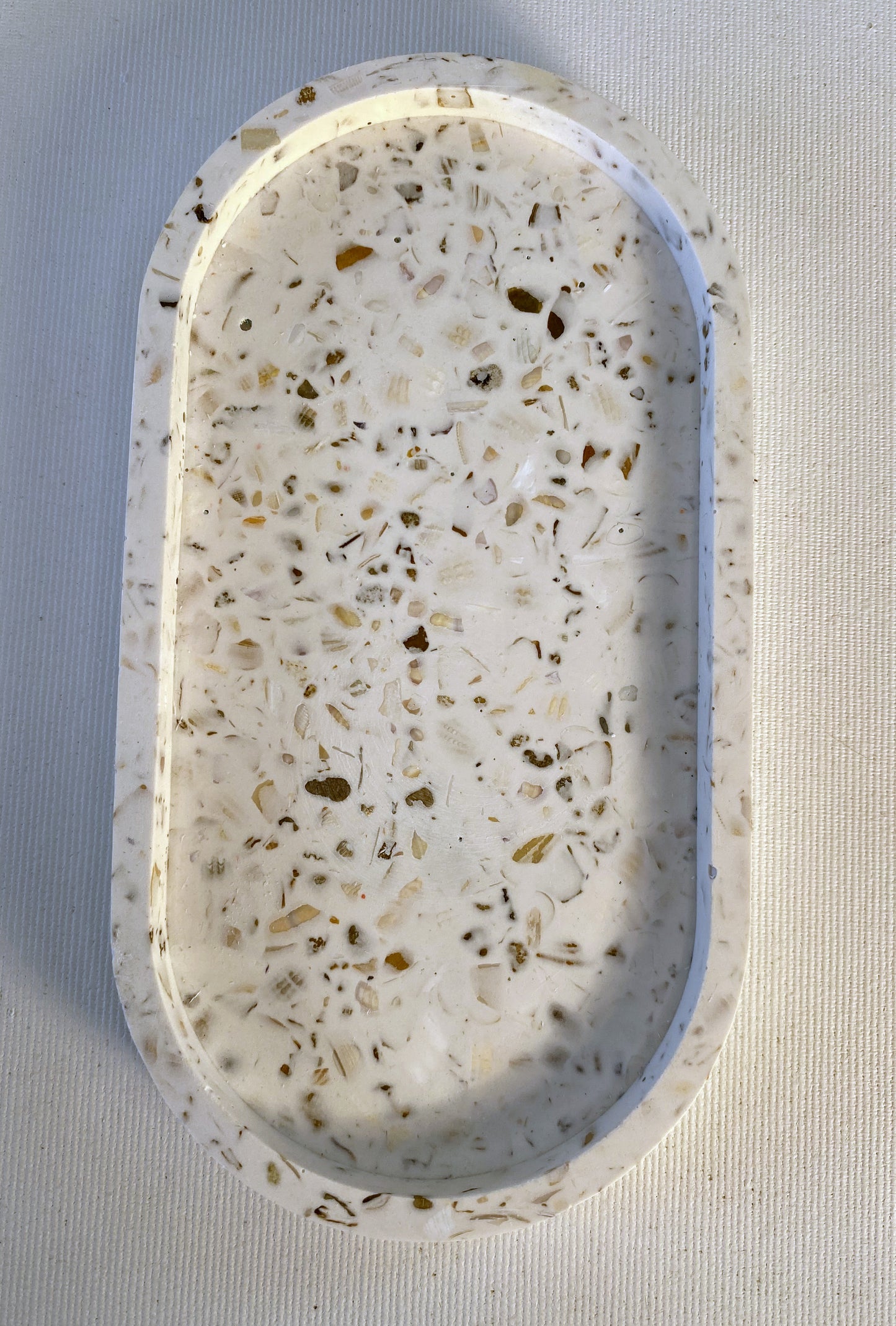 VIDE  POCHE TERRAZZO OBLONG