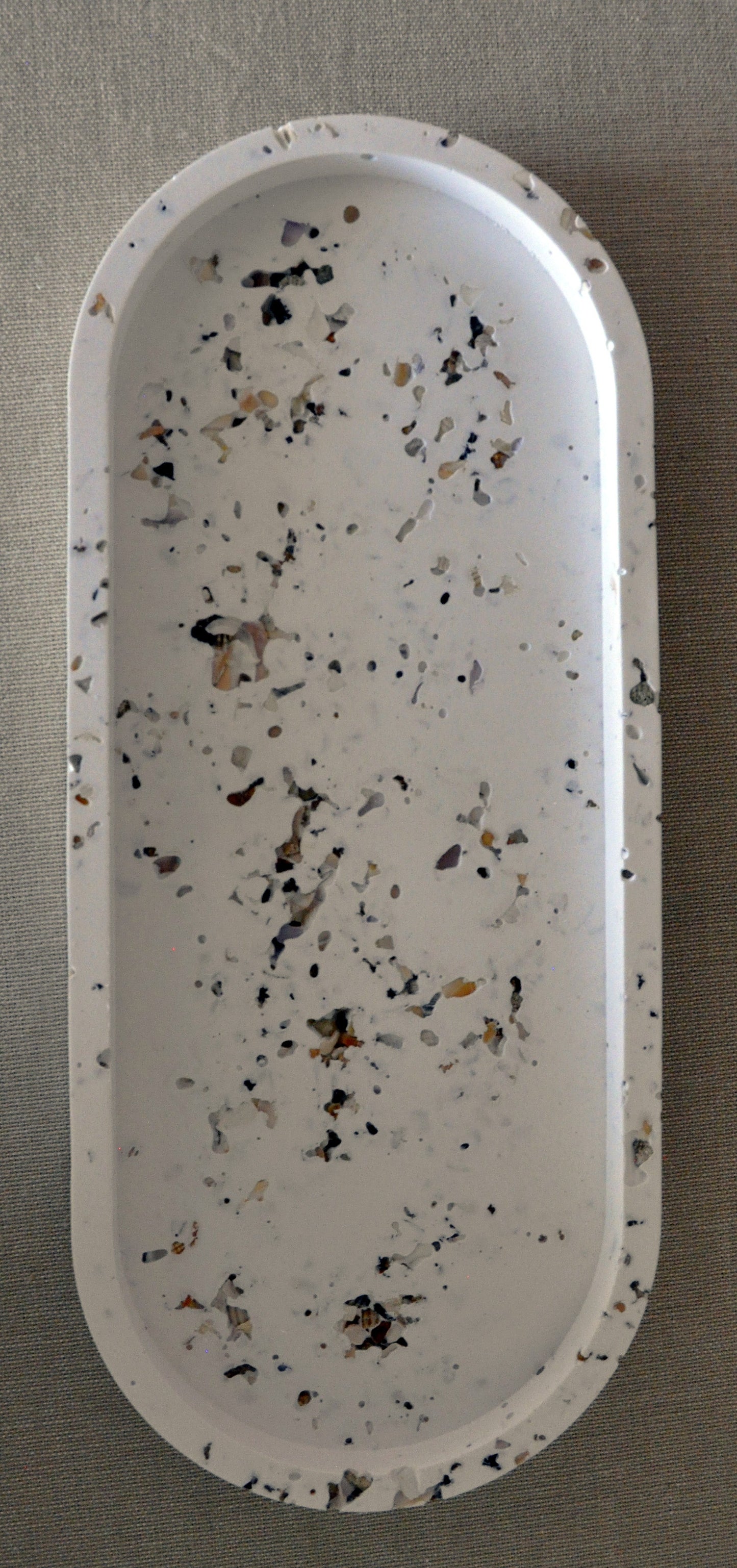 VIDE  POCHE TERRAZZO OBLONG