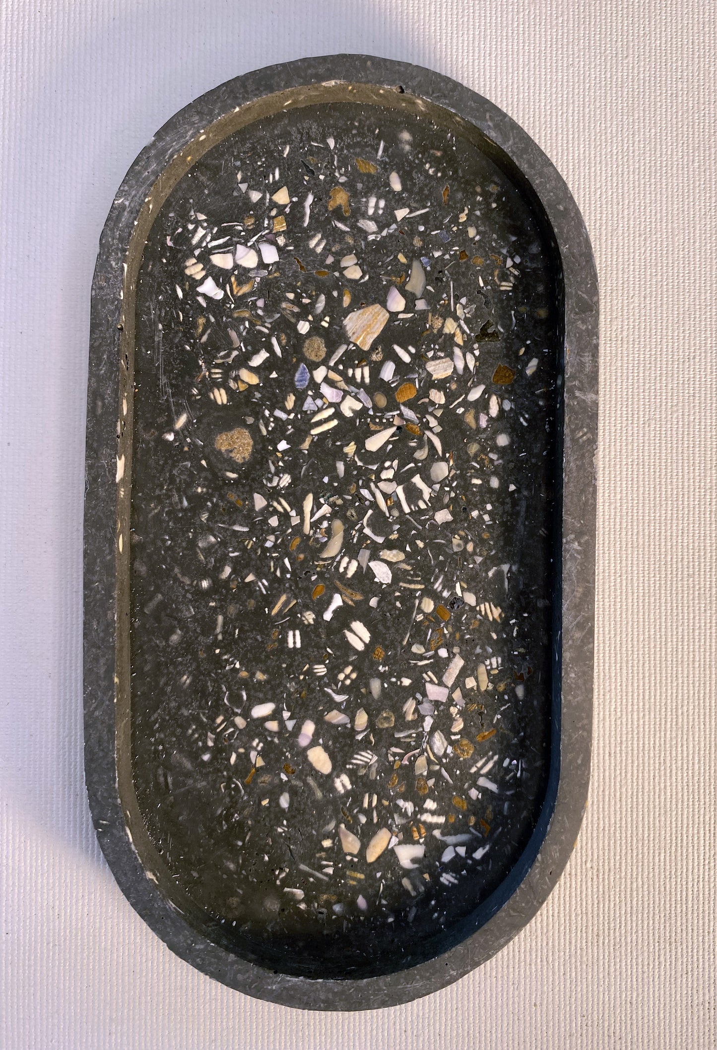 VIDE  POCHE TERRAZZO OBLONG