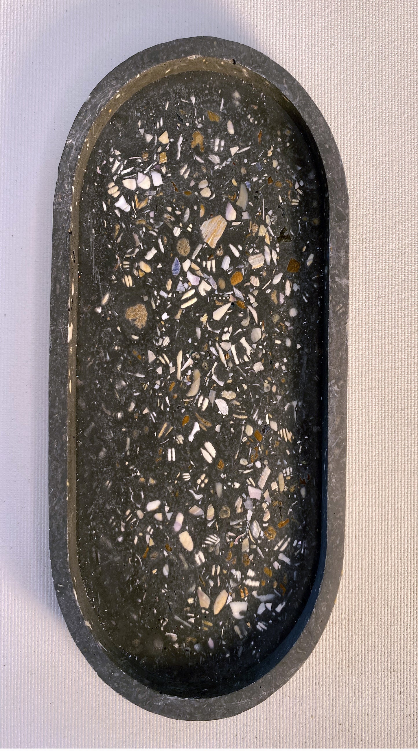 VIDE  POCHE TERRAZZO OBLONG