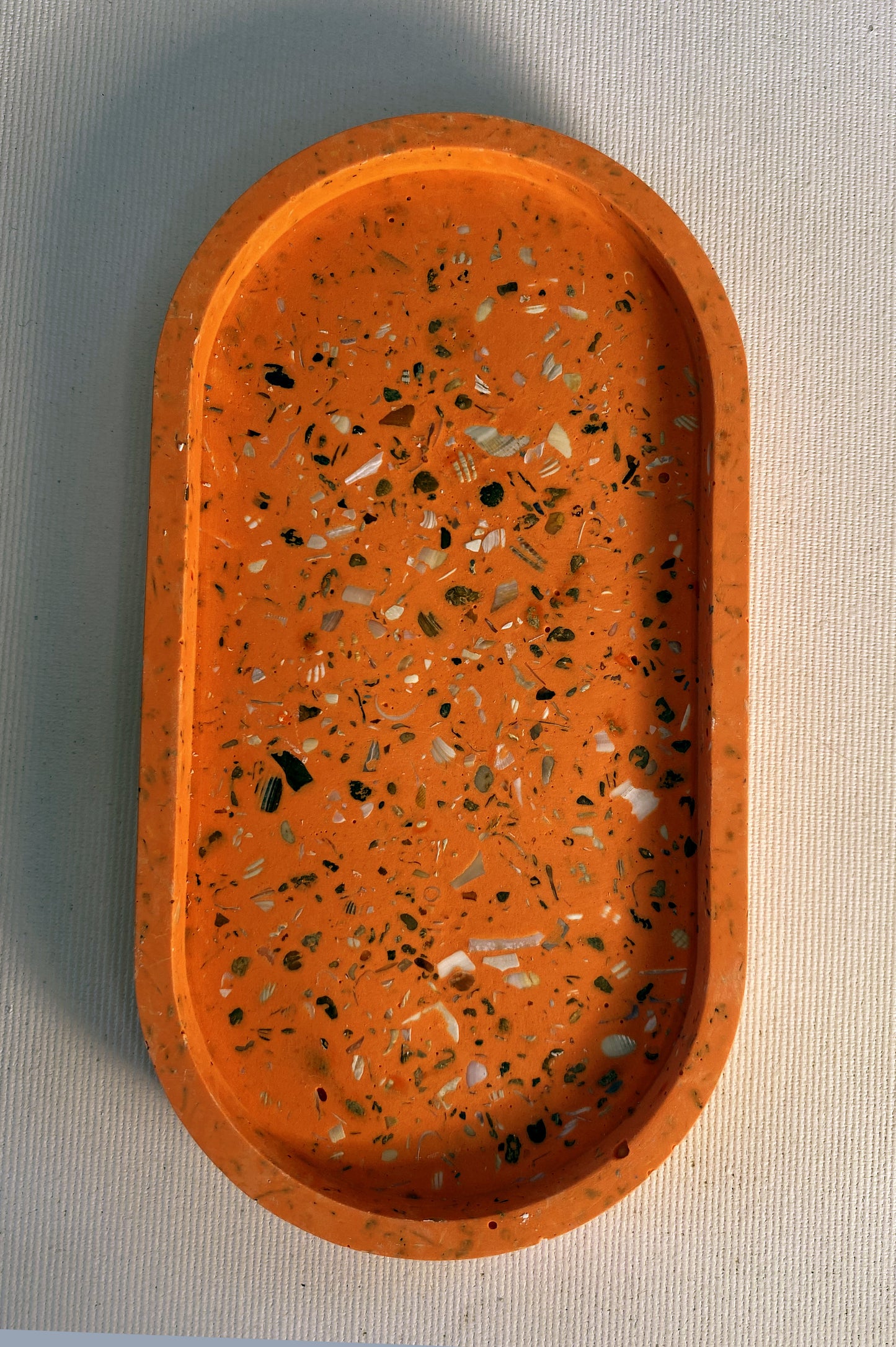 VIDE  POCHE TERRAZZO OBLONG