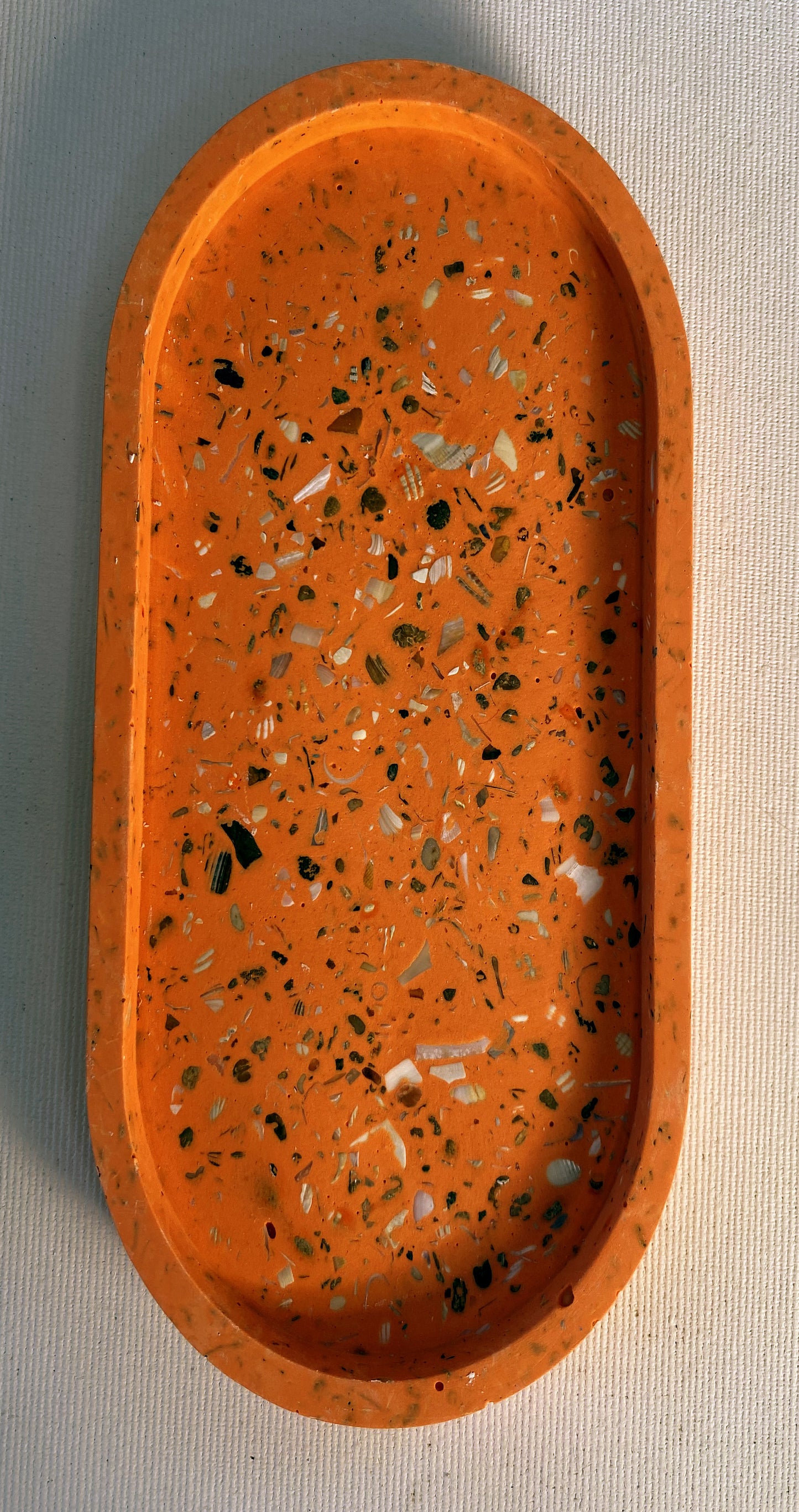 VIDE  POCHE TERRAZZO OBLONG